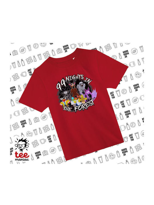 Koupakoupa Kinderoberteile T-Shirt Rot Roblox 9...