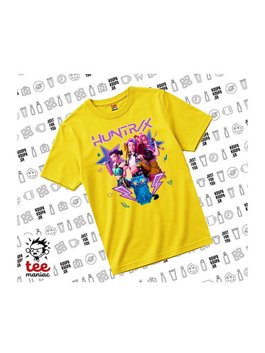 Koupakoupa Kinderoberteile T-Shirt Gelbe K-pop ...