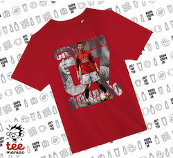 Cristiano Ronaldo Tricou Roșu Cristiano Ronaldo Tricou Roșu