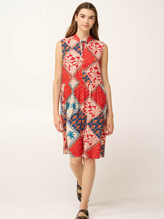 Vamp Sommer Damenkleid Rot