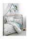 Vesta Home Set Baby Cradle Sheets Cotton White 70x125cm 3pcs
