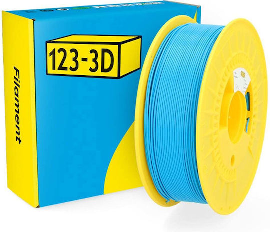 PLA 3D Printer Filament 1.75mm Sky Blue 1kg
