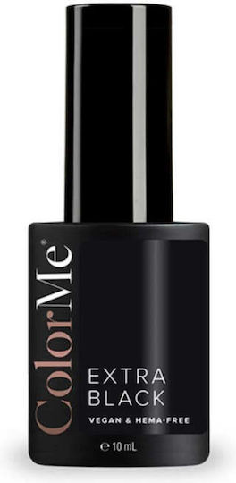 Ojă Pentru Unghii Cu Gel Semi-permanentă Vegan Fără Hema Nuanta Extra Neagră Colorme Cosmetics 10 Ml