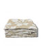 To megalo pazari Throws Set 3 Pcs Chenille Beige