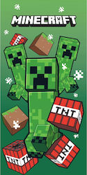 Πετσέτα Θαλάσσης Παιδική Minecraft Tnt 70*140cm Fast Dry Jerry Fabrics 145082