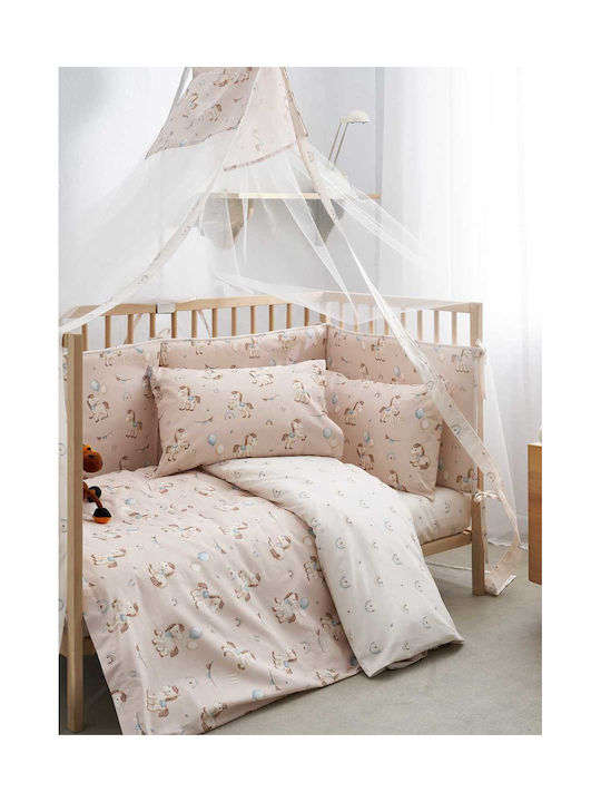 Vesta Home Baby Bettbezug Set mit Kissenbezug Pony 120x160cm