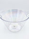 Dream House Plastic Salad Bowl Transparent 21x20.5x13cm 2 Pieces