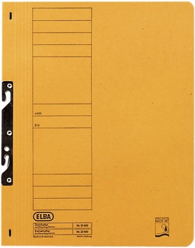 Elba Cardboard Folder 1/1 Elba Orange