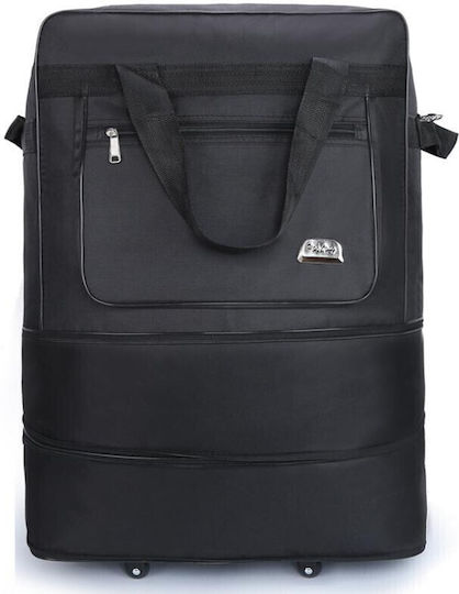 Sack Voyage Black with Wheels Fabric M65xW26xH45cm