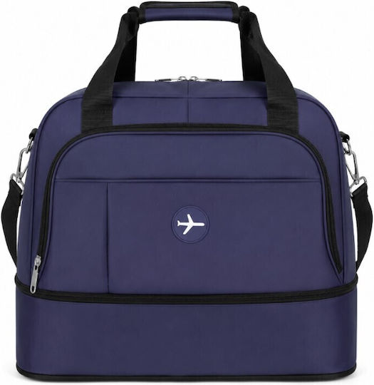 Sack Voyage Navy Blue Fabric W40xL20xH25cm RZ904-DarkBlue