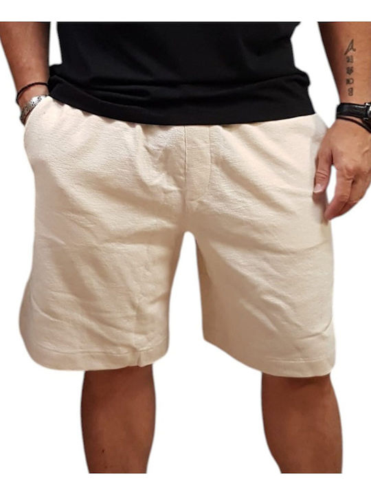 Guess Men's Ecru Bermuda
