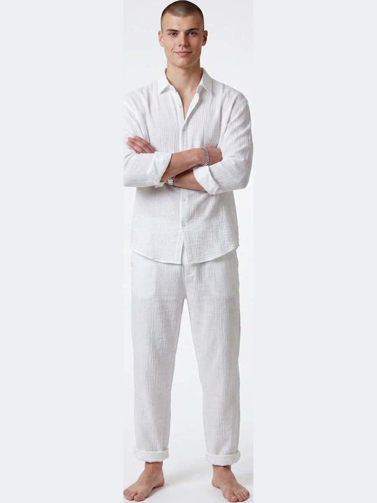 Ben Tailor Herrenhosen Set Beige