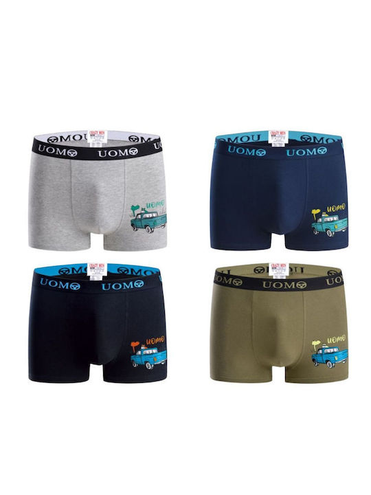 Uomo Set Kids Boxers 4 Pieces Multicolour