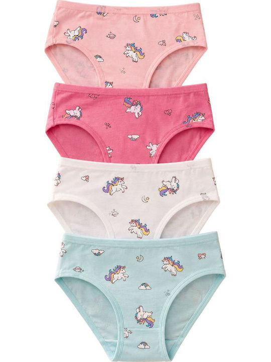 Esthisis Set Kids Panties 4 Pieces Multicolour