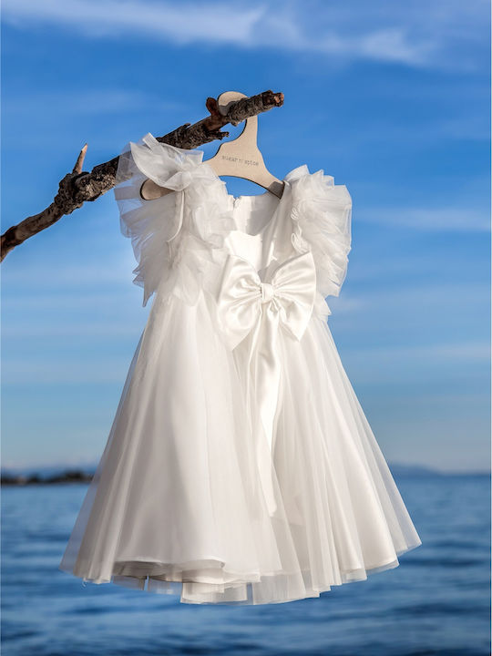 Sugar N Spice White Baptism Dress