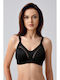 Black Minimizer Bra