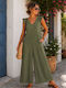 Women's Khaki One-piece Jumpsuit