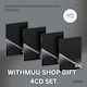 Blackpink Deadline Silver Ver Withmuu Shop Gift 4cd Set K-pop Album