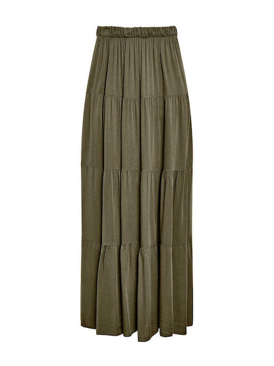 Celestino Γυναικεία Φούστα Μάξι Βολάν Loose Fit...