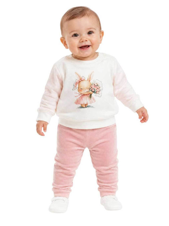 Kinder Trainingsanzüge Ecru Sweatpants Set