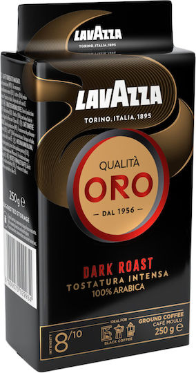 Cafea Espresso Lavazza Qualita Oro Dark Roast 250g Măcinată