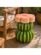 Auxiliary Table for Small Outdoor Spaces Pink 34.5x32x39.5cm