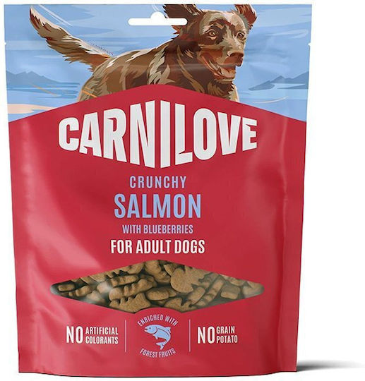 Carnilove Crunchy Λιχουδιά Σκύλου χωρίς Σιτηρά με Κρέας και Σολομό 200gr