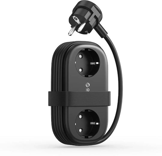 Orico GaN Charging Station With 2 USB-A Output Ports And USB-C Output Port And USB-C Cable 20W Power Delivery In Black Colour AP3