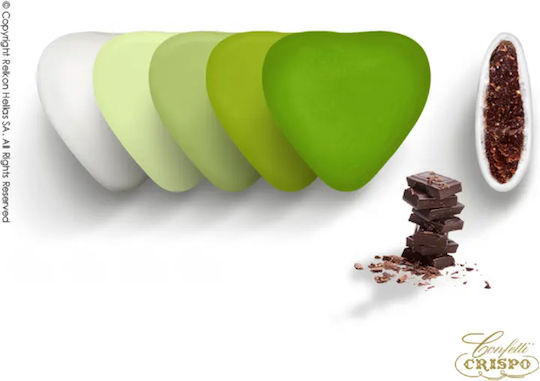 Confetti Crispo Confetti Selection in Herzform mit Schokoladengeschmack Braun 500gr