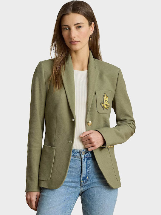 Ralph Lauren Damen Blazer Light Olive