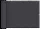 vidaXL Black Mesh Shade Fabric with PU Coating ...