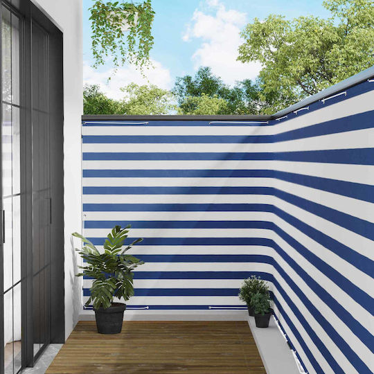 vidaXL Πανί Σκίασης Μπλε με Επίστρωση PU 1.5x5m 160gr/m²