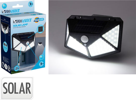 Wall Mounted Solar Light with Motion Sensor and Photocell 13.5x9.8x6cm