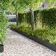 vidaXL Metal Garden Hedge in Black Color 1m x 2...