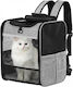 Miss Lulu Dog Backpack for Carrying Dogs/Cats Grey