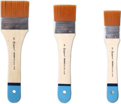 Brush Plaque Synthetic Hair No 2 G280