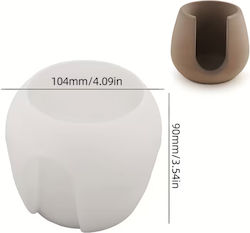 Καλούπι Σιλικόνης Καυστήρα Wax Melts Καμπυλωτό 104x90mm