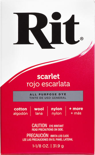 Υφάσματος Rit Dye Powder Scarlet 31.9gr