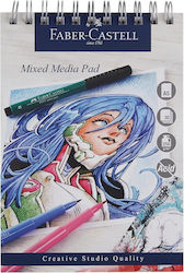 Faber Castell Studio Mixed Media Pad A5 250gsm 30 Sheets Wd835113 5022510835113