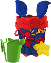 Κουβαδάκι Spiderman Ø17cm Ποτιστήρι Σετ=6 Τεμ Spiderman 25634