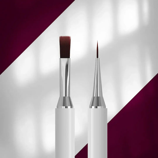 Double-ended Gel Brush 10 Mm Liner 10 Mm Staleks Exclusive Nbx-08/03