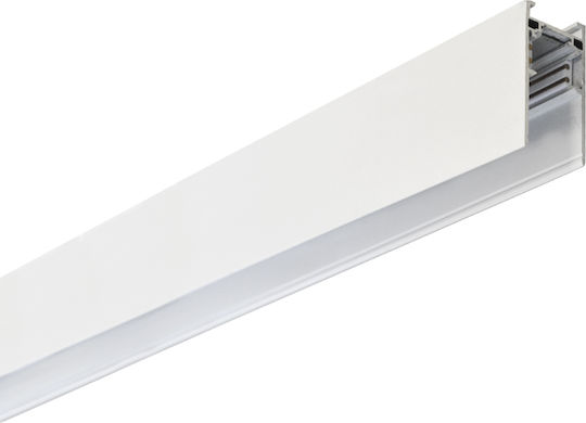 Магнитен Track Rail Бял 3m Тапи Капак Viokef 02/0301-3