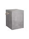 Scaun De Exterior Cub Din Beton Gri