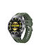 Huawei Watch GT 6 Pro Seamless Connection Double Groove Non Porous Solid Colour Watch Strap Silicone Green