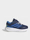 Runfalcon Kinder Sportschuhe Running mit Bügel- und Schleifenverschluss Blau