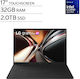 LG Gram Pro 17 Ultra 17" IPS QHD+ Touchscreen (Ultra 7-355/32GB/2.0TB SSD/W11 Home) (US Keyboard)