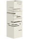 HomCom Metallic Beige Umbrella Rack