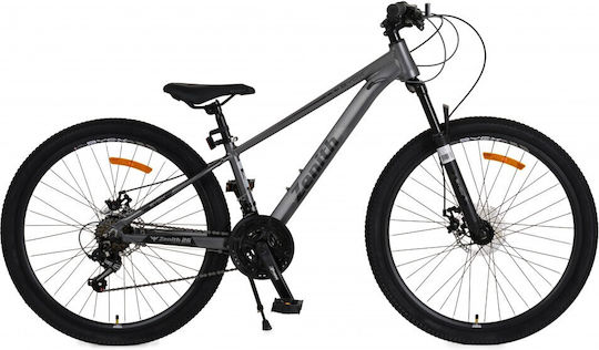 Byox Zenith 26" Bicicletă De Munte Gri Cu 21 Nivele De Viteză Și Frâne Mecanice Cu Disc