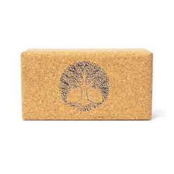 Yoga Props Block Cork “tree Life” Φελλό Διαστάσεις 23 X 12 X 7,5 Cm 570 G
