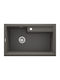 Deante Ένθετος Νεροχύτης Inox Μ80xΠ50cm Γκρι